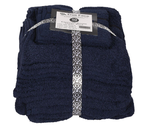 10 Piece Absorbent Cotton Towel Set